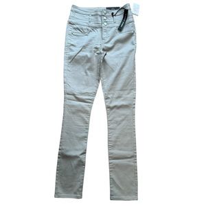 CLOSET CLOSING NWT Refuge Beige‎ Gray High Waist Skinny Pants w/ Stretch, Size 4